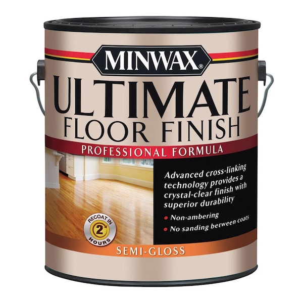 Minwax Minwax Semi-Gloss Clear Water-Based Ultimate Floor Finish 1 gal 131020000 - main